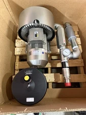 Republic HRC602 High Pressure Regenerative Blower Brand New with Gauge Included