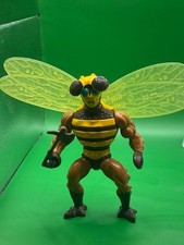 Vintage MOTU Buzz-Off 1984 Action Figure 100% Complete Mattel