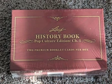 2024 LEAF HISTORY BOOK POP CULTURE EDITION FACTORY SEALED BOX CHAPTER 1 *LOADED*