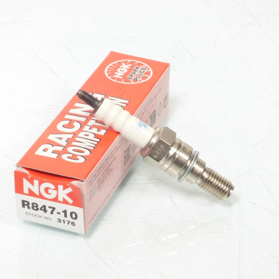 Bougie d'allumage NGK R847-10 à étincelle stable contre les ratés