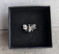 Haunted Doll Active Spirit Positive Good Luck Love Bumble Bee Silver Ring 1 Pc