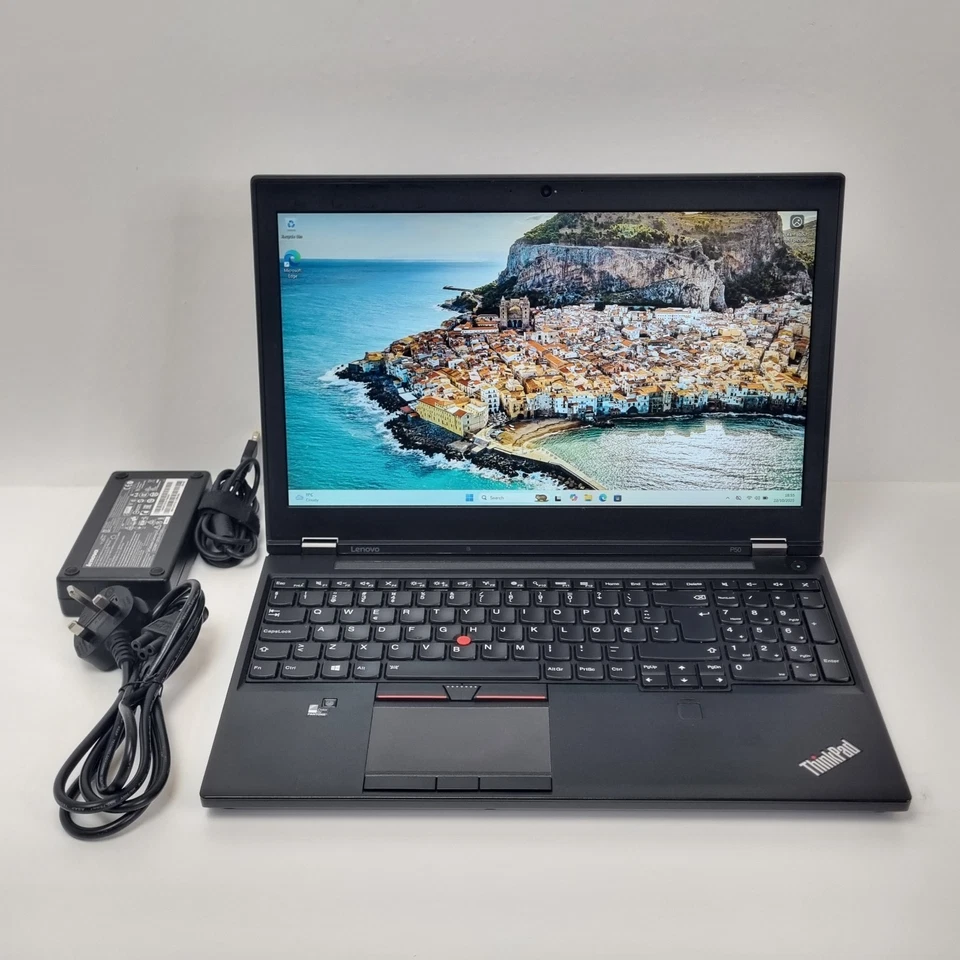 Lenovo ThinkPad P50 CAD Gaming Laptop, i7-6820HQ 32GB RAM 256GB Quadro M2000 - Image 2 of 4