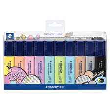 STAEDTLER 364 CWP10 Textsurfer Classic pack of 10, Vintage  Pastel