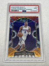Tyrese Haliburton 2020 Select #72 Red White Orange Shimmer Prizm PSA 9  MINT
