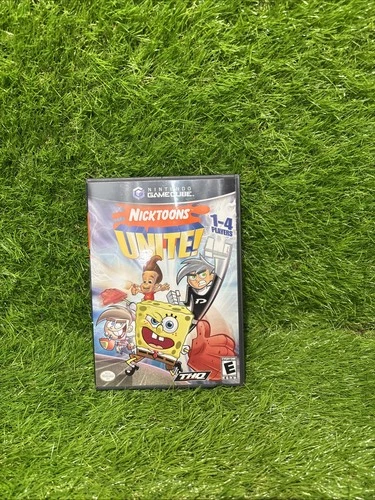 Nicktoons Unite Gamecube CIB W/ Manuals Nintendo Tested And Working Authentic