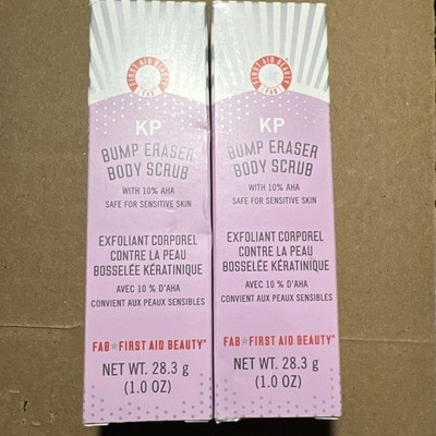 FIRST AID BEAUTY KP Bump Eraser Body Scrub 10% AHA 1oz 28.3g Travel Mini New