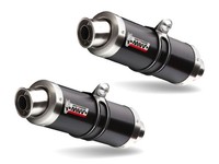 SchalldÄMpfer Mivv Gp Schwarzer Stahl FÜR Ducati Monster S4R 2003-2005