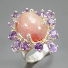 Handmade 12ct+ Ruby Ring 925 Sterling Silver Size 7.5 /R434986