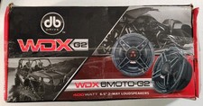 Altavoz de 2 vías DB Drive WDX6MOTO-G2: 6,5" para motocicleta ATV