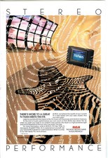 1988 RCA Stereo TVs Televisions Vintage MAGAZINE PRINT AD Wall Decor (5109)
