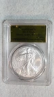 2012 S PCGS MS70 GOLD FOIL LABEL SILVER EAGLE DOLLAR COIN 1 OF ONLY 2012 STRUCK!