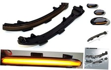 Smoked Lens Dynamic LED Turn Signal Light Sequential Side Mirror Marker