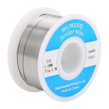 HGMZZQ 60/40 Tin Lead Solder Wire with Rosin for 0.6mm-100g, Silver