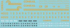 N Scale - Conrail OCS/Business Train Decal Set