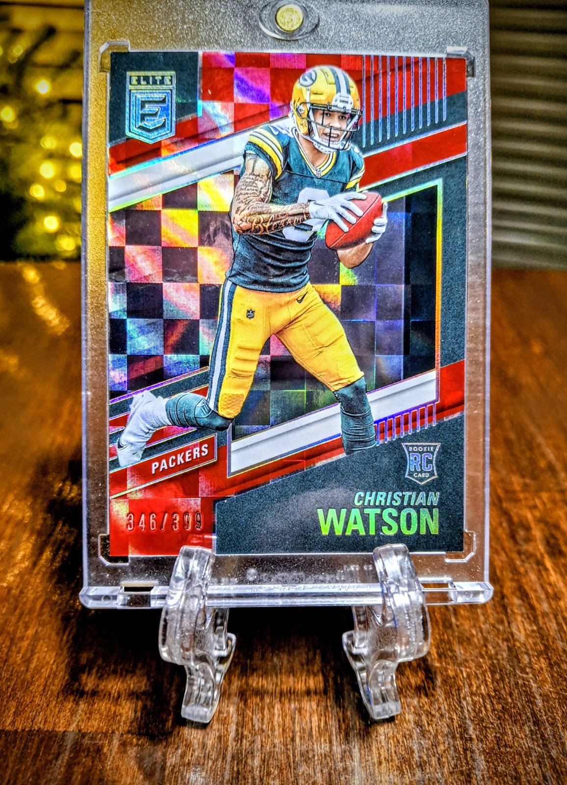 📈2022 Donruss Elite Christian Watson RED SP* Rookie # /399 Green Bay Packers RC
