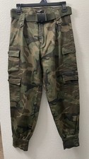 Women Camouflage Cargo Pants  