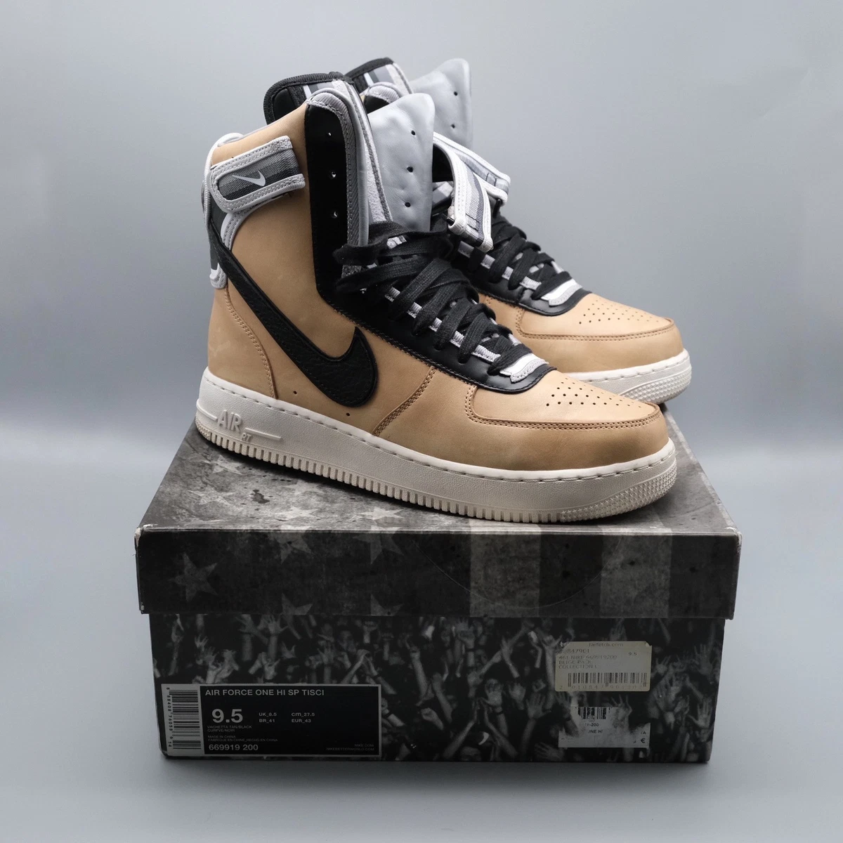 Nike Riccardo Tisci x Air Force 1 SP High Vachetta Tan for Sale