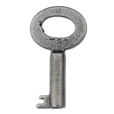 CORBIN T80 STEAMER TRUNK Key 1⅜" - Antique Key - Vintage Corbin Key - ref.k338