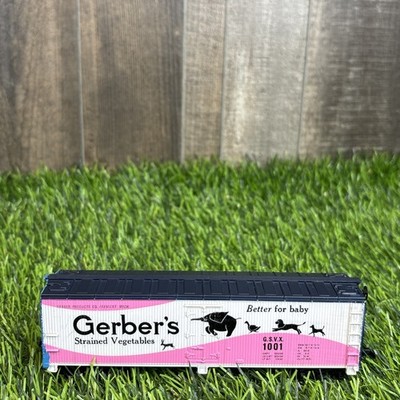 Vintage Gerber s Strained Vegetables Train Car GSVX 1001 Model Railroad