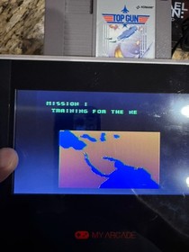 Top Gun NES 1987 testato funzionante con parapolvere