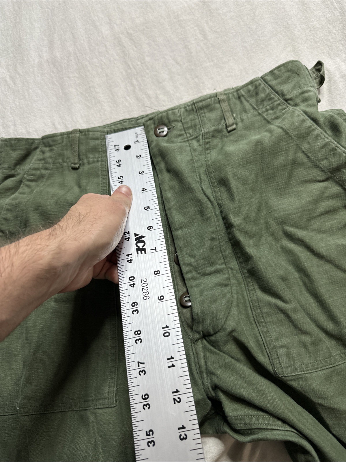 50s OG-107 Sateen Trouser Mens 1st Pattern Korean War Og 107 32X31