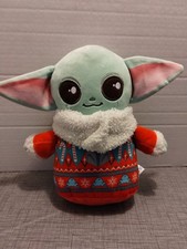 Mattel STAR WARS CHRISTMAS GROGU BABY YODA PLUSH 9" Stuffed Toy