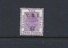 Orange Free State 1900 SG 114 2d Bright Mauve. Mint Hinged. MH.