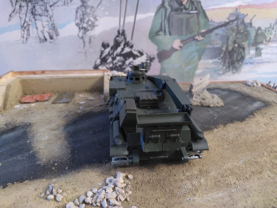 CHAR PLUTON AMX 30. AVEC GRUE. SOLIDO. 1/50 - Photo 4/4