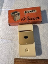 Vintage Cenei Gold B-Scoper Slide Viewer Made In Germany in Original Box