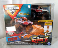 Monster Jam Dirt True Metal Zombie Truck Kinetic Sand Starter Set Spin Master