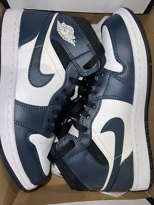 Size 8 - Jordan 1 Mid Armory Navy 2022 | eBay