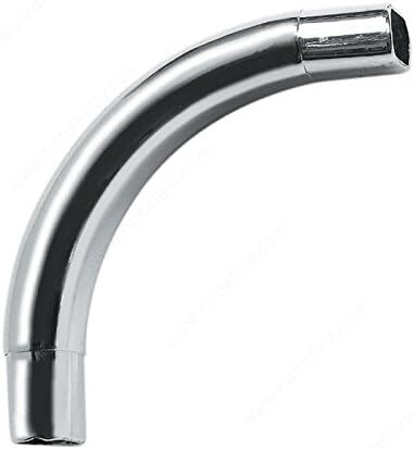 Oval Angle Rod - Chrome