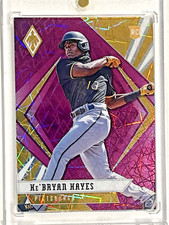 2021 Panini Chronicles Phoenix Purple Mojo /99 Ke'Bryan Hayes #18 Rookie RC