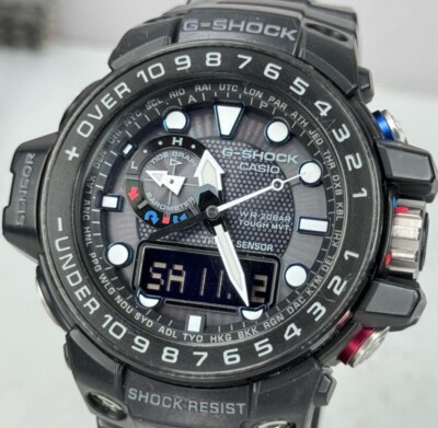 Casio G-Shock GWN-1000B-1AJF Schwarz Resin/Edelstahl Herren Aus Japan