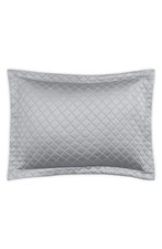 MATOUK NADIA MATELASSE COTTON BOUDOIR PILLOW SHAM SILVER NWOT