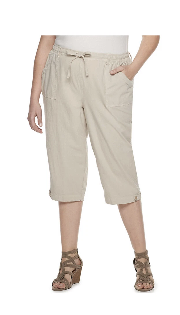 Gloria vanderbilt capris plus cheap size