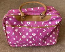 Playboy Monogram Pink Duffel Bag Rare