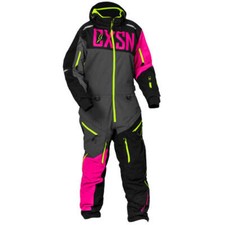 Castle X Freedom Women's Snowmobile Monosuit - Pink Glo/Hi-Vis