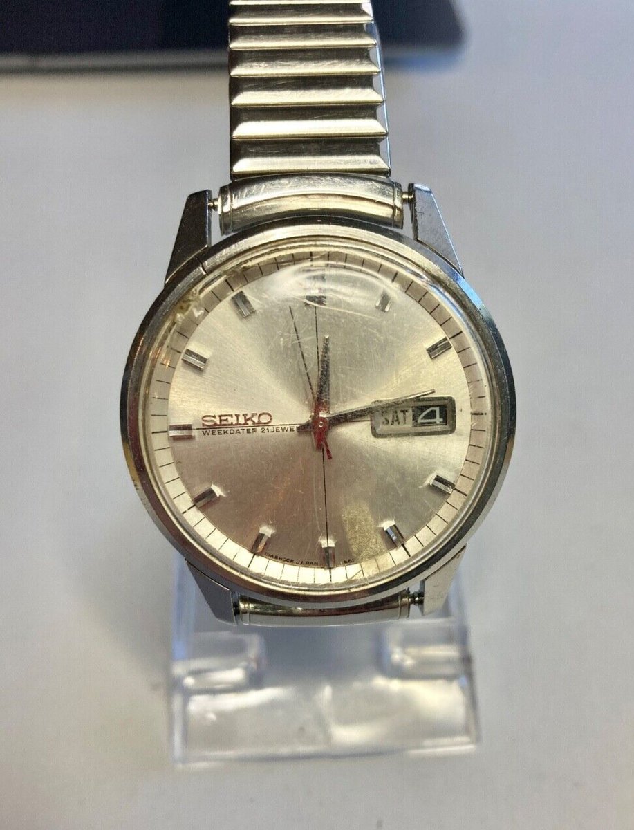 1967 SEIKO Sportmatic 5, 21 Jewel, SS Case, Day/Date--Runs Strong!