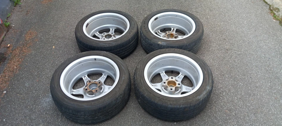 4 x Alufelgen NR: 93705 Titan Kompletträder Reifensatz Felgensatz 7Jx15H2 ET28 - Bild 4 von 4