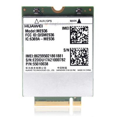 Unlocked HUAWEI ME936 LTE 4G FDD B1/B2/B3 Mobile Broadband M.2 WWAN Module Card