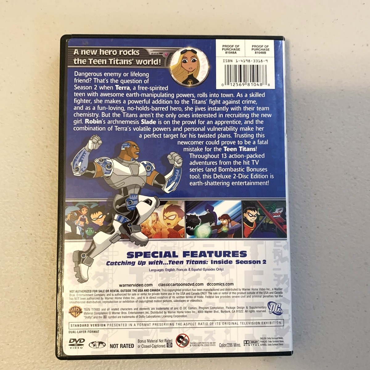 Teen Titans: the Complete Second Season (DVD, 2004) 12569810488| eBay