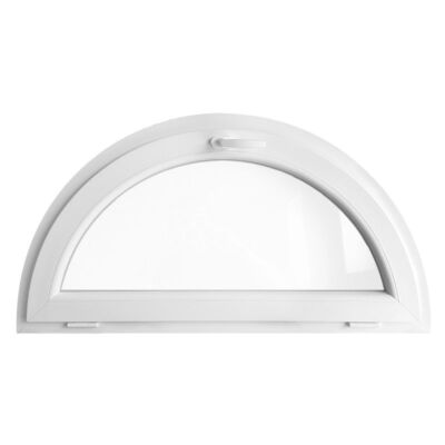 Halbrunde Fenster Kipp Weiss Kunststoff VEKA 2-fach / 3-fach Verglasung