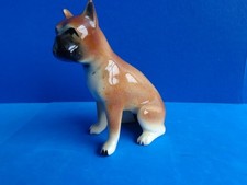 VINTAGE COLLECTIBLE CHINA BOXER DOG FIGURE