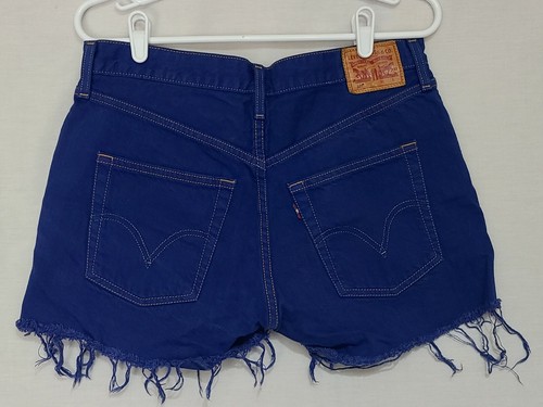 LEVI'S 501 High Waisted Denim Button Fly Shorts Color Wash Sz 30 #S40197  (Z) | eBay
