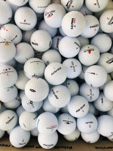 100 PALLINE DA GOLF USATE QUASI NUOVE 5A/4A MARCA ASSORTITA - Foto 1 di 3