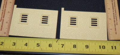 VINTAGE PLASTICVILLE S OR O SCALE PARTS REPLACEMENT TAN STUCCO WALL 1 PIECE LOTB