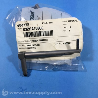 Marposs U3291415962 Bag of 4 Contact Fingers, Carbide FNOB