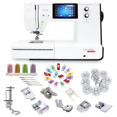 Bernette b77 Computerized Sewing and Quilting Machine plus Bundle!