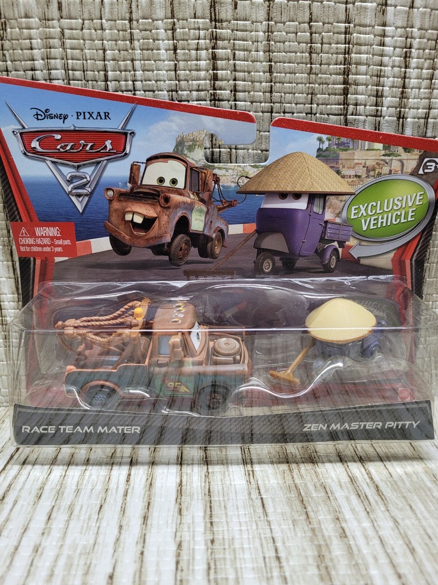 ミニカー Team Mater & Zen Master Pitty Disney Pixar Cars 2 Race Team Mater and Zen Master PItty